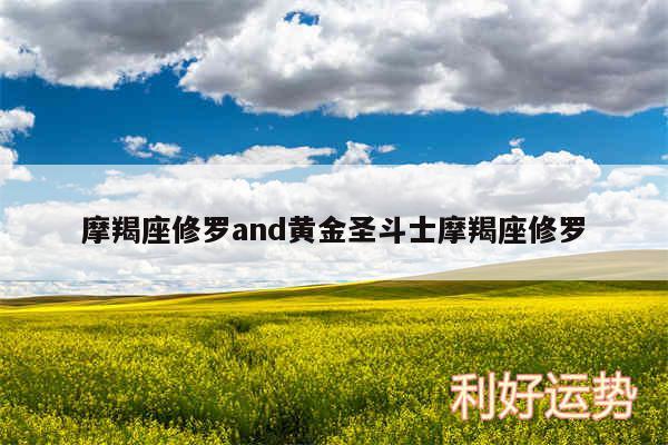 摩羯座修罗and黄金圣斗士摩羯座修罗