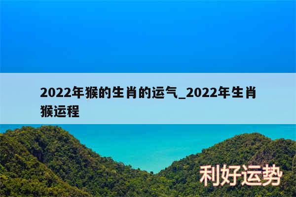 2024年猴的生肖的运气_2024年生肖猴运程