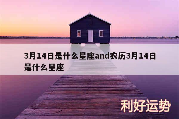 3月14日是什么星座and农历3月14日是什么星座