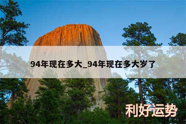 94年现在多大_94年现在多大岁了