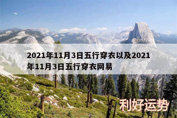 2024年11月3日五行穿衣以及2024年11月3日五行穿衣网易