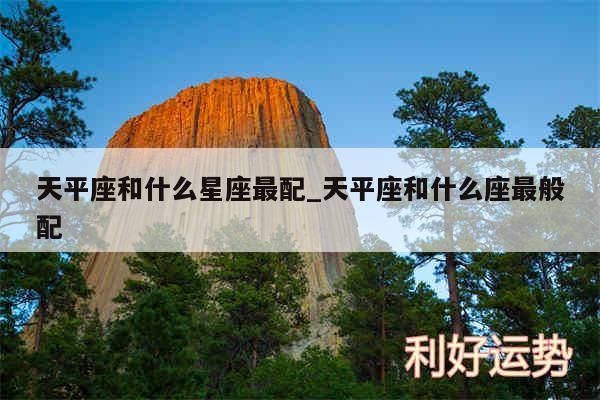 天平座和什么星座最配_天平座和什么座最般配