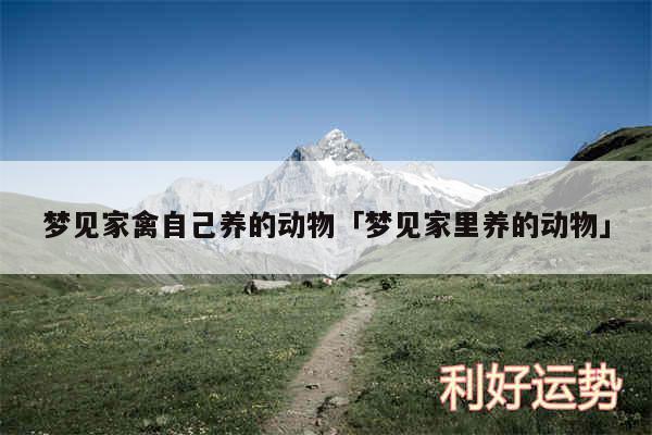 梦见家禽自己养的动物及梦见家里养的动物