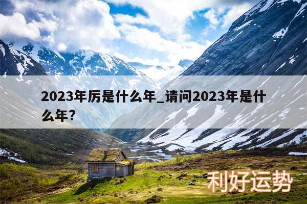 2024年厉是什么年_请问2024年是什么年?
