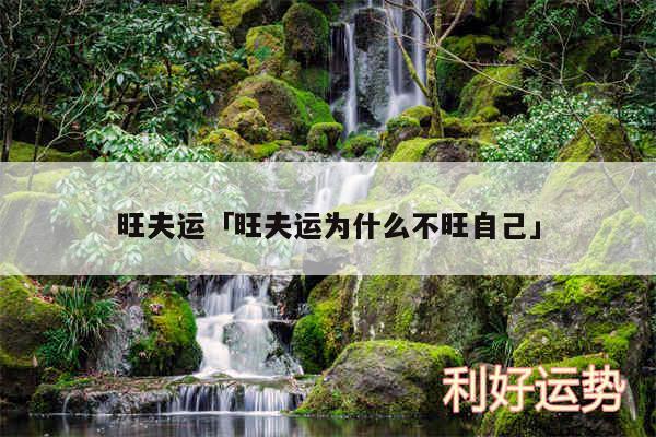旺夫运及旺夫运为什么不旺自己