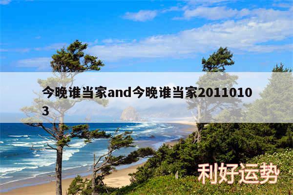 今晚谁当家and今晚谁当家20110103
