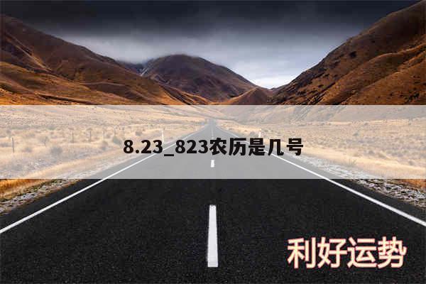 8.23_823农历是几号