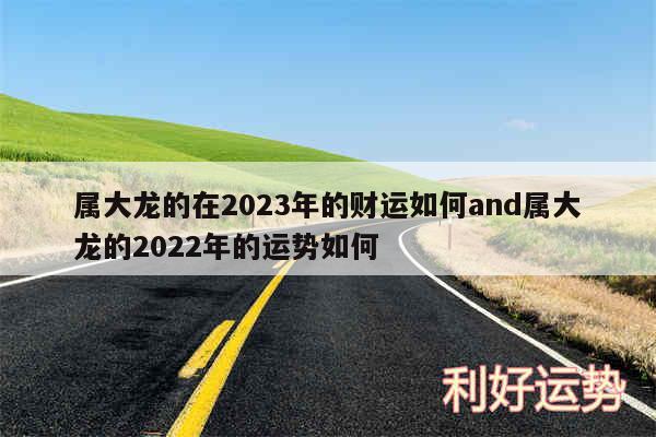 属大龙的在2024年的财运如何and属大龙的2024年的运势如何