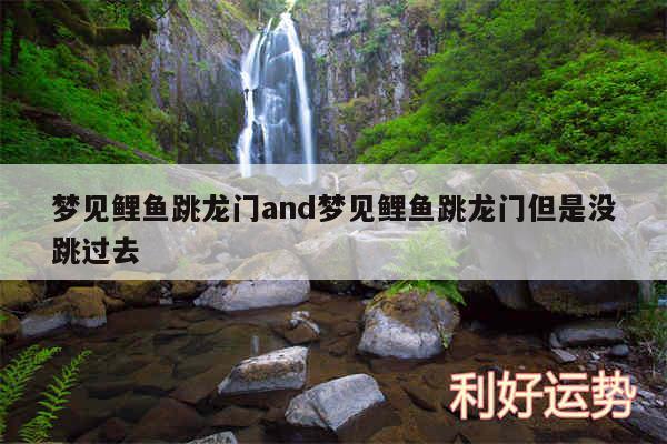 梦见鲤鱼跳龙门and梦见鲤鱼跳龙门但是没跳过去