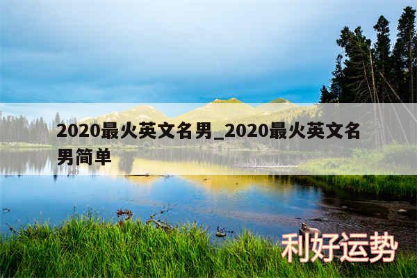 2020最火英文名男_2020最火英文名男简单