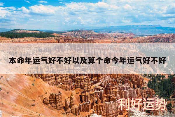 本命年运气好不好以及算个命今年运气好不好