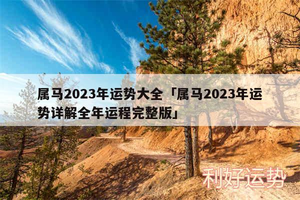 属马2024年运势大全及属马2024年运势详解全年运程完整版