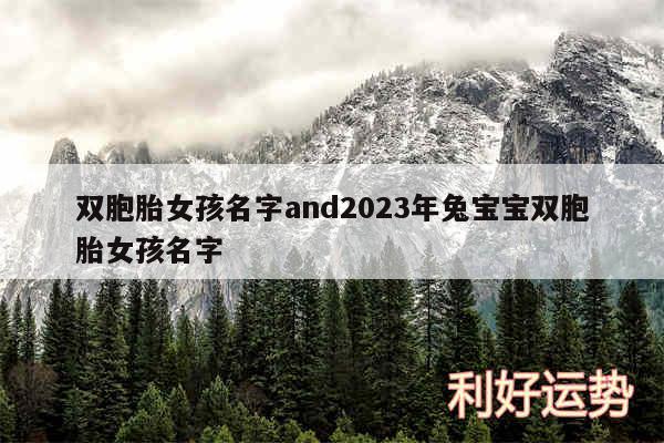 双胞胎女孩名字and2024年兔宝宝双胞胎女孩名字