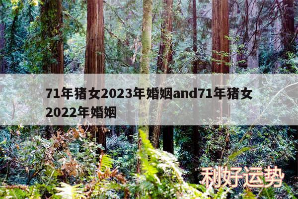 71年猪女2024年婚姻and71年猪女2024年婚姻