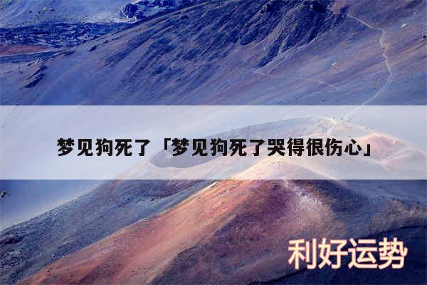 梦见狗死了及梦见狗死了哭得很伤心