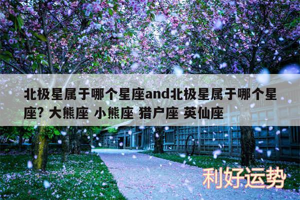 北极星属于哪个星座and北极星属于哪个星座? 大熊座 小熊座 猎户座 英仙座