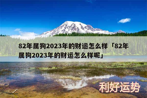 82年属狗2024年的财运怎么样及82年属狗2024年的财运怎么样呢