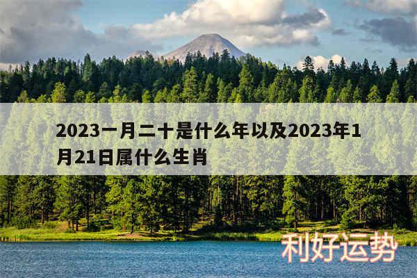 2024一月二十是什么年以及2024年1月21日属什么生肖