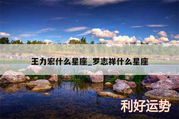 王力宏什么星座_罗志祥什么星座