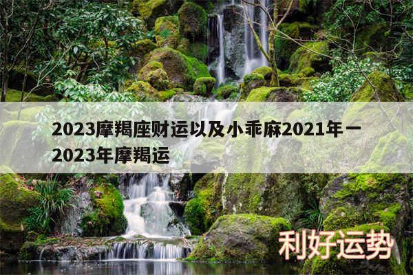 2024摩羯座财运以及小乖麻2024年一2024年摩羯运