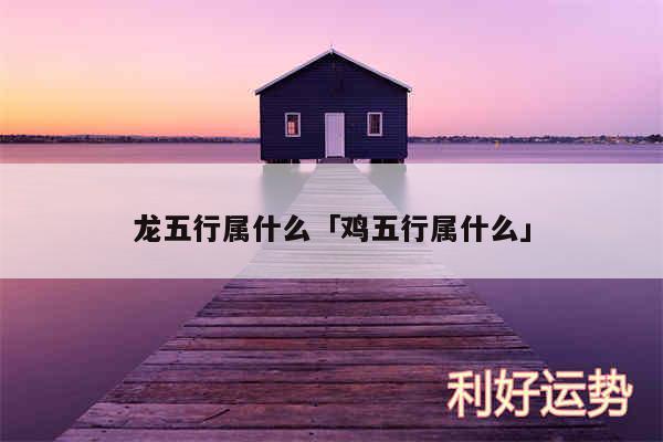 龙五行属什么及鸡五行属什么