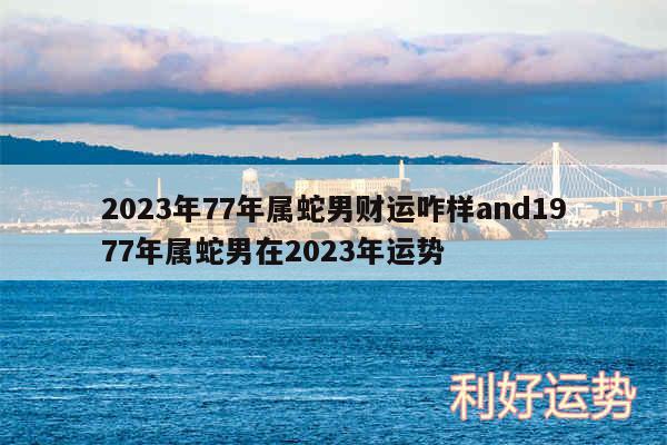 2024年77年属蛇男财运咋样and1977年属蛇男在2024年运势