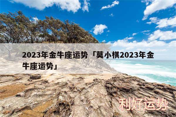 2024年金牛座运势及莫小棋2024年金牛座运势