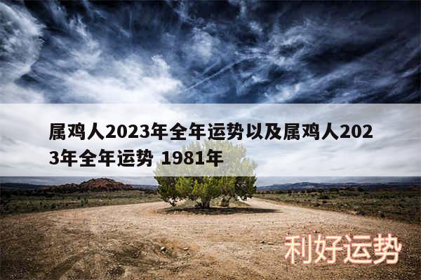 属鸡人2024年全年运势以及属鸡人2024年全年运势 1981年