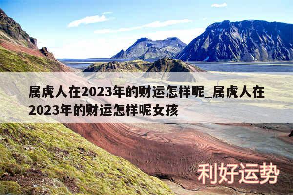 属虎人在2024年的财运怎样呢_属虎人在2024年的财运怎样呢女孩